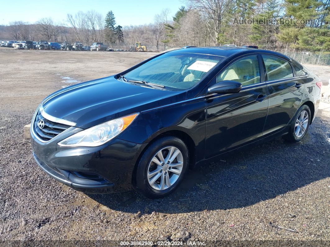 2012 Hyundai Sonata Gls Black vin: 5NPEB4AC6CH471996