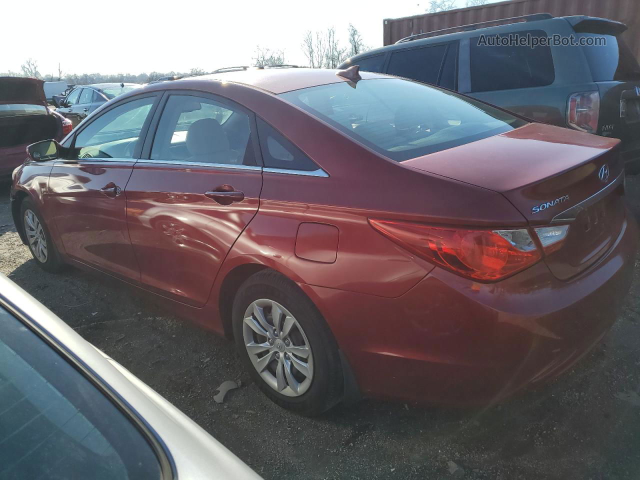 2013 Hyundai Sonata Gls Red vin: 5NPEB4AC6DH526156