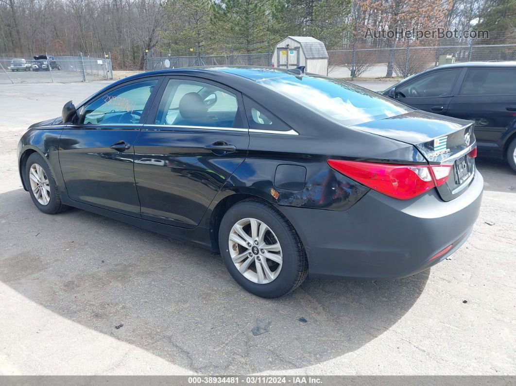 2013 Hyundai Sonata Gls Black vin: 5NPEB4AC6DH616200