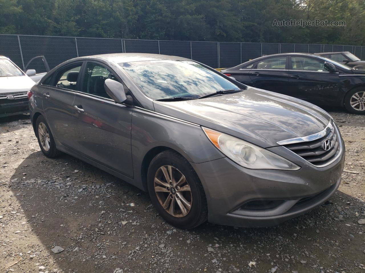 2013 Hyundai Sonata Gls Gray vin: 5NPEB4AC6DH674064