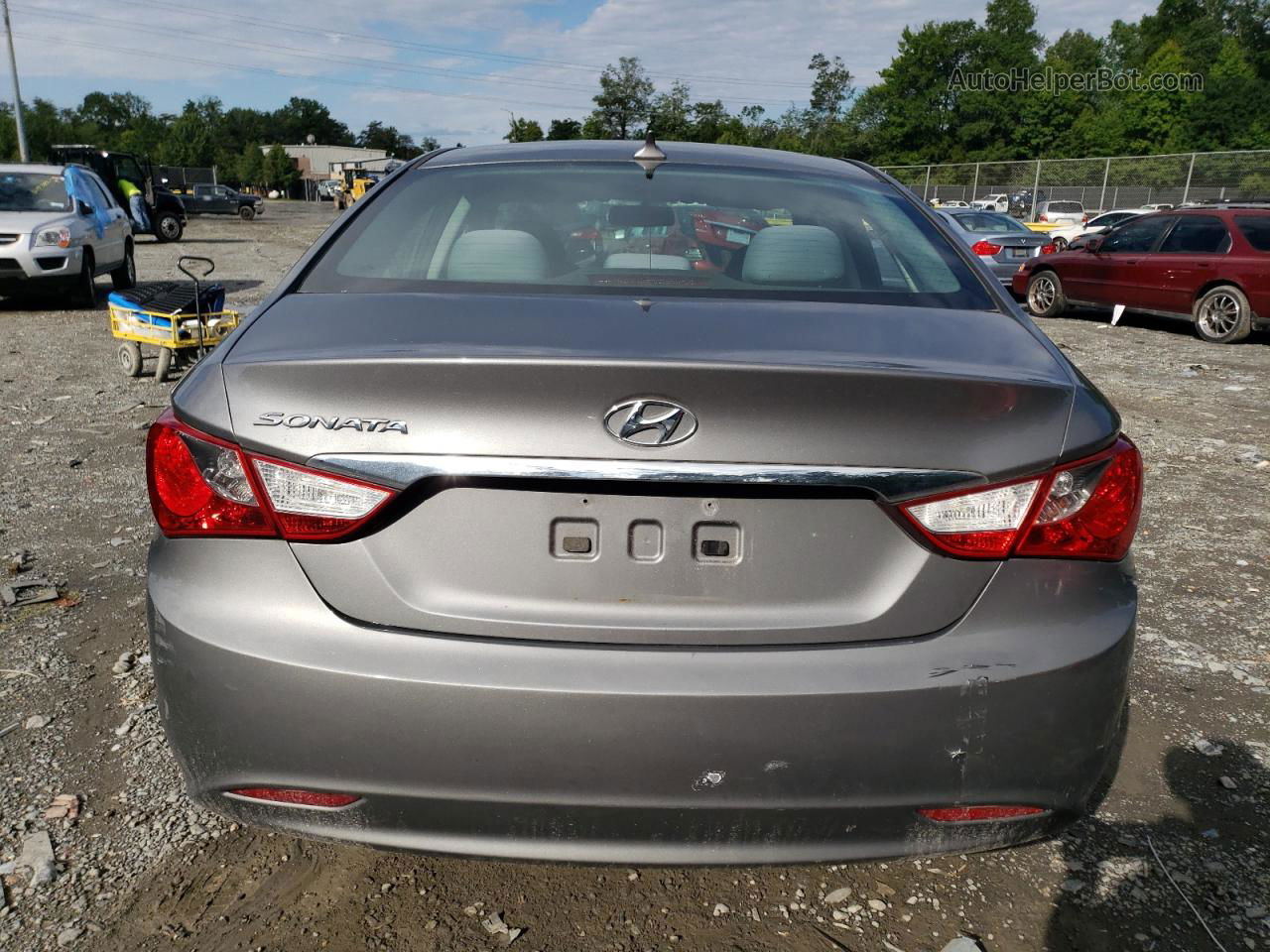 2013 Hyundai Sonata Gls Gray vin: 5NPEB4AC6DH674064