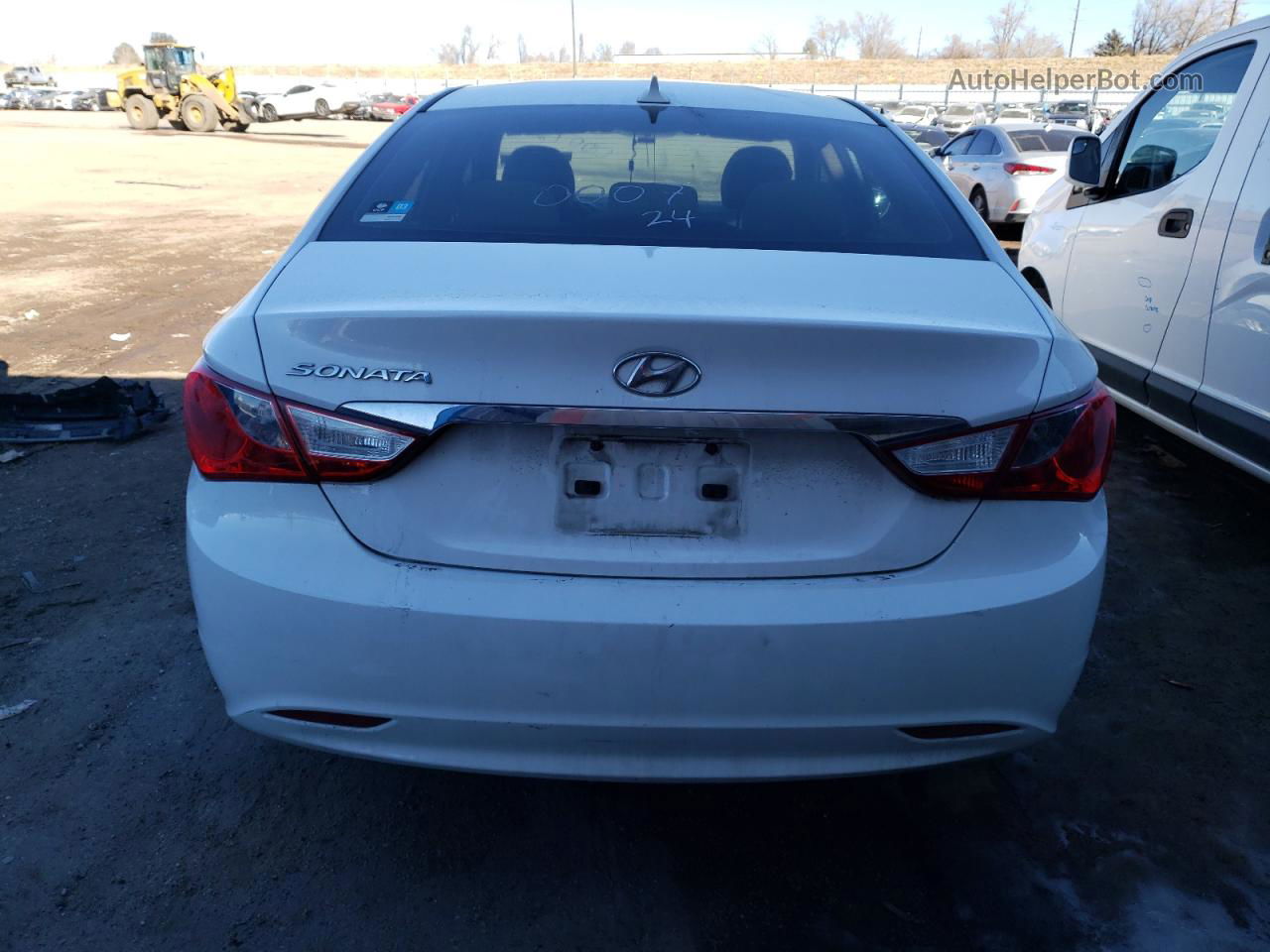 2013 Hyundai Sonata Gls White vin: 5NPEB4AC6DH759504