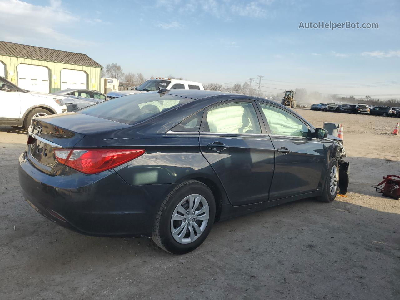 2012 Hyundai Sonata Gls Gray vin: 5NPEB4AC7CH309097