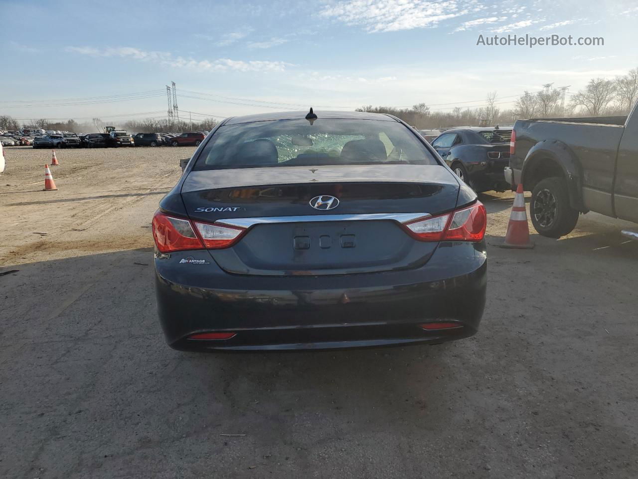 2012 Hyundai Sonata Gls Gray vin: 5NPEB4AC7CH309097