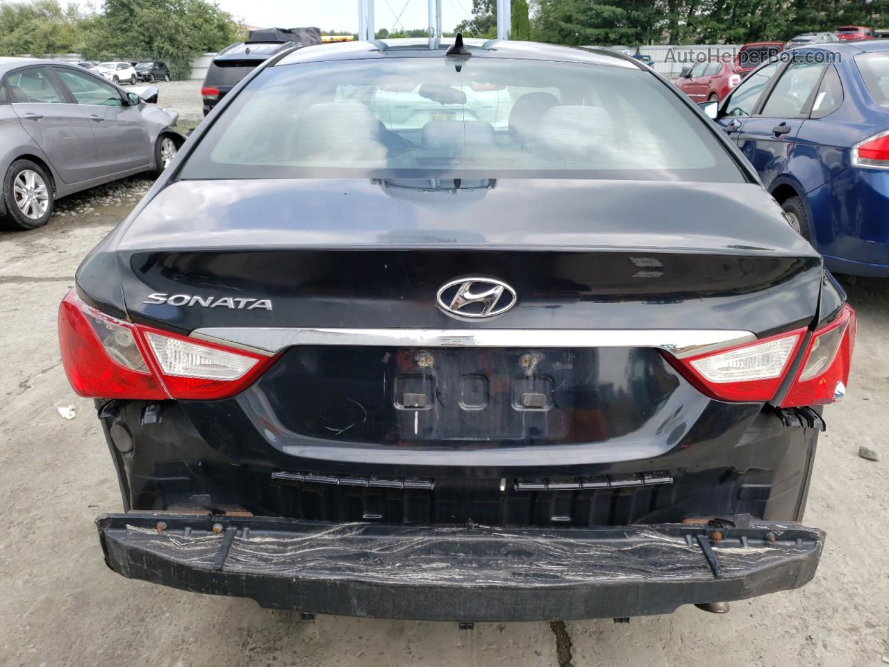 2012 Hyundai Sonata Gls Black vin: 5NPEB4AC7CH332525