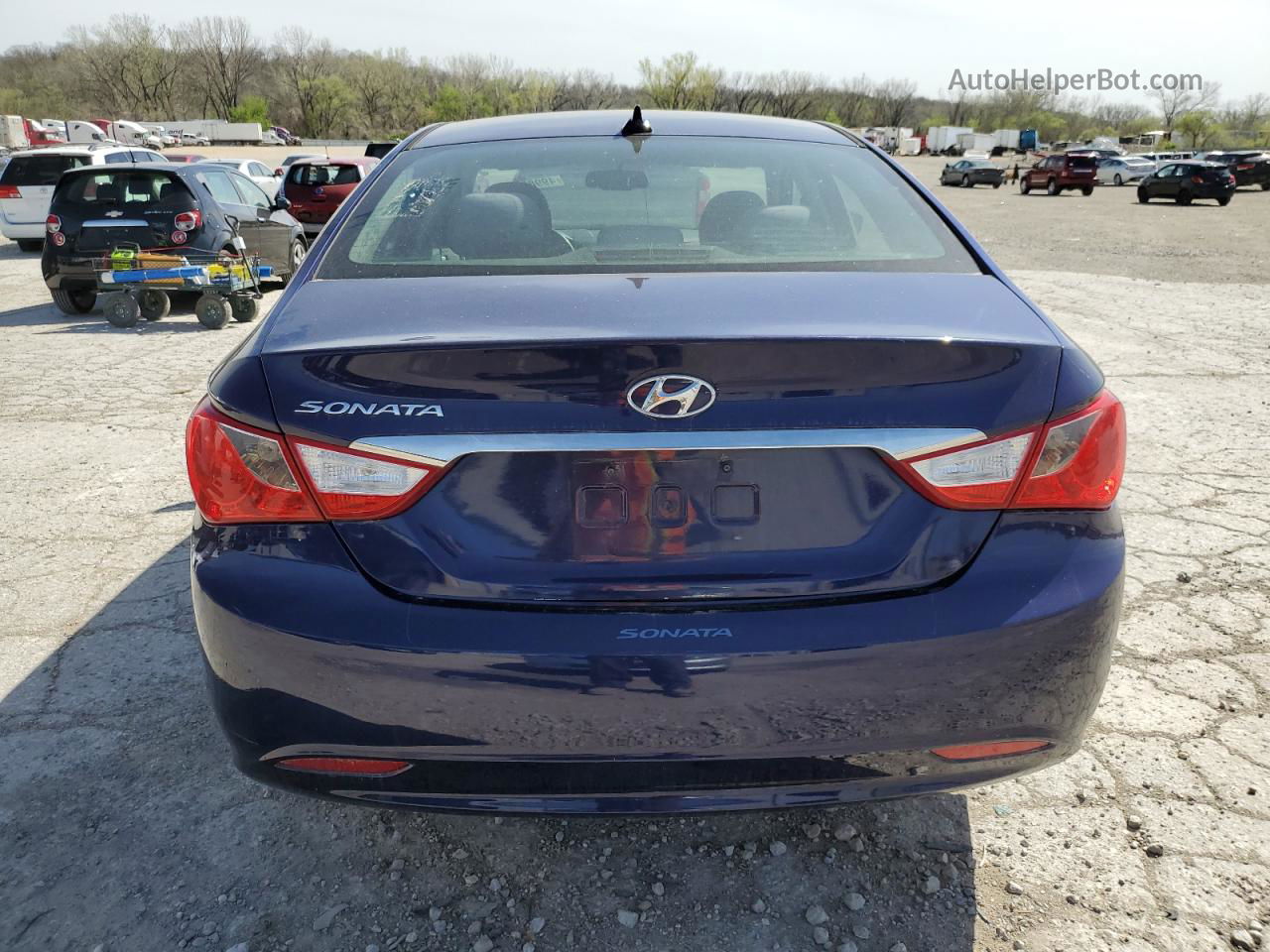 2012 Hyundai Sonata Gls Blue vin: 5NPEB4AC7CH413718