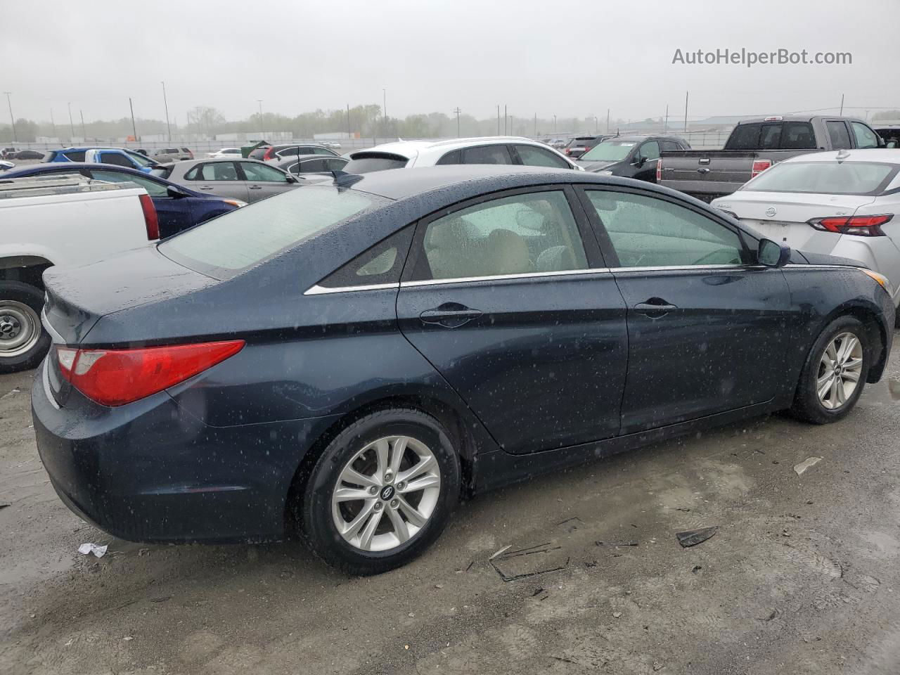 2012 Hyundai Sonata Gls Blue vin: 5NPEB4AC7CH471506