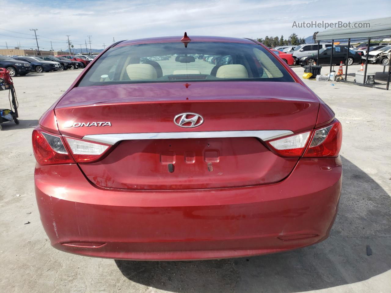 2013 Hyundai Sonata Gls Красный vin: 5NPEB4AC7DH507972