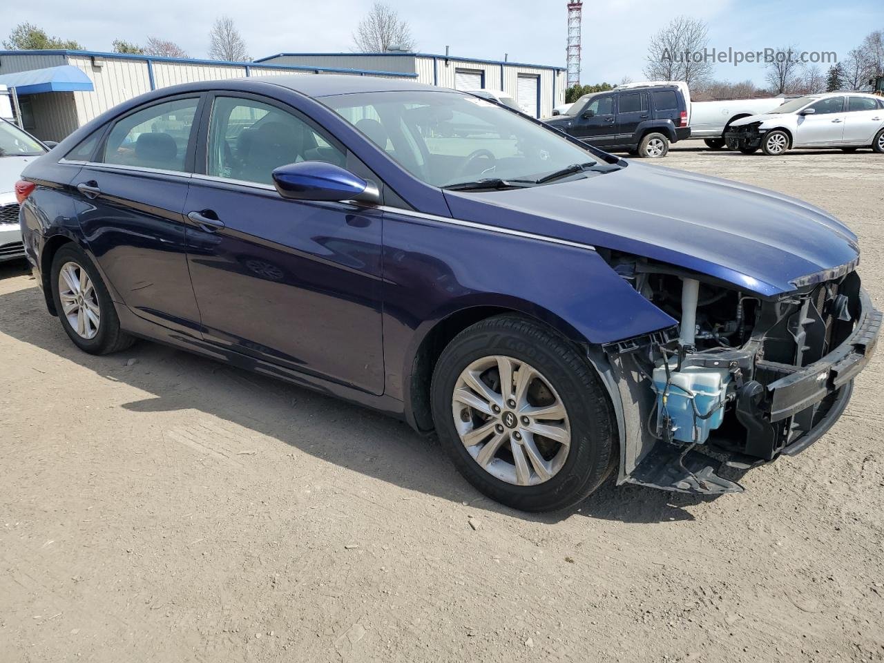 2013 Hyundai Sonata Gls Blue vin: 5NPEB4AC7DH514033