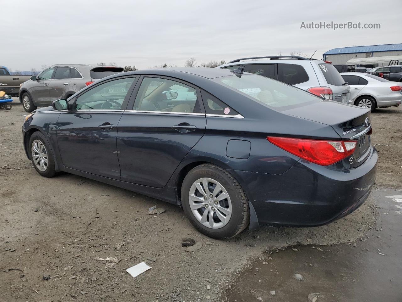 2013 Hyundai Sonata Gls Blue vin: 5NPEB4AC7DH523945