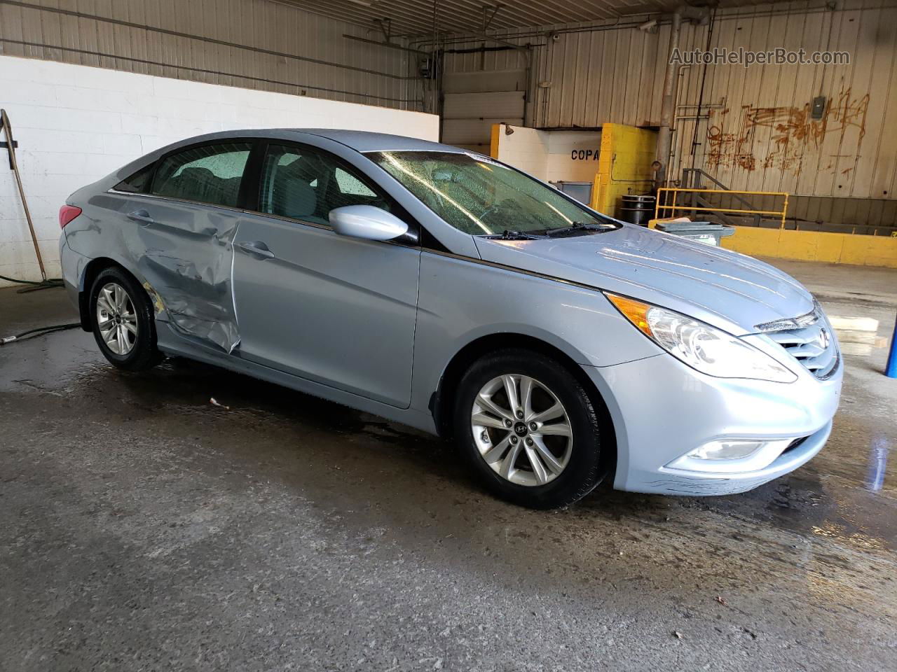 2013 Hyundai Sonata Gls Blue vin: 5NPEB4AC7DH544911