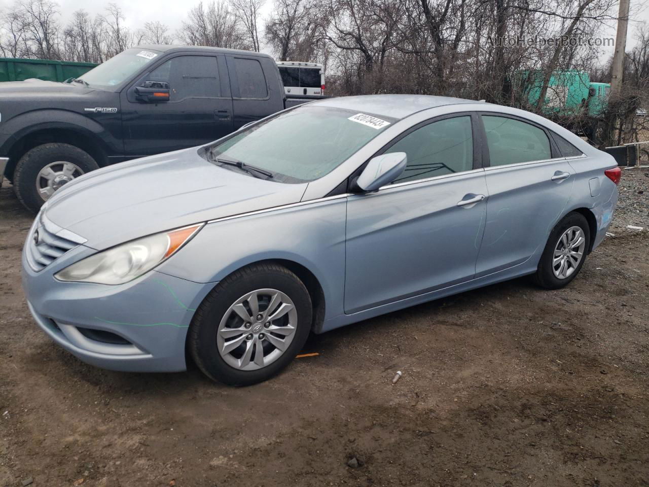 2013 Hyundai Sonata Gls Синий vin: 5NPEB4AC7DH590884