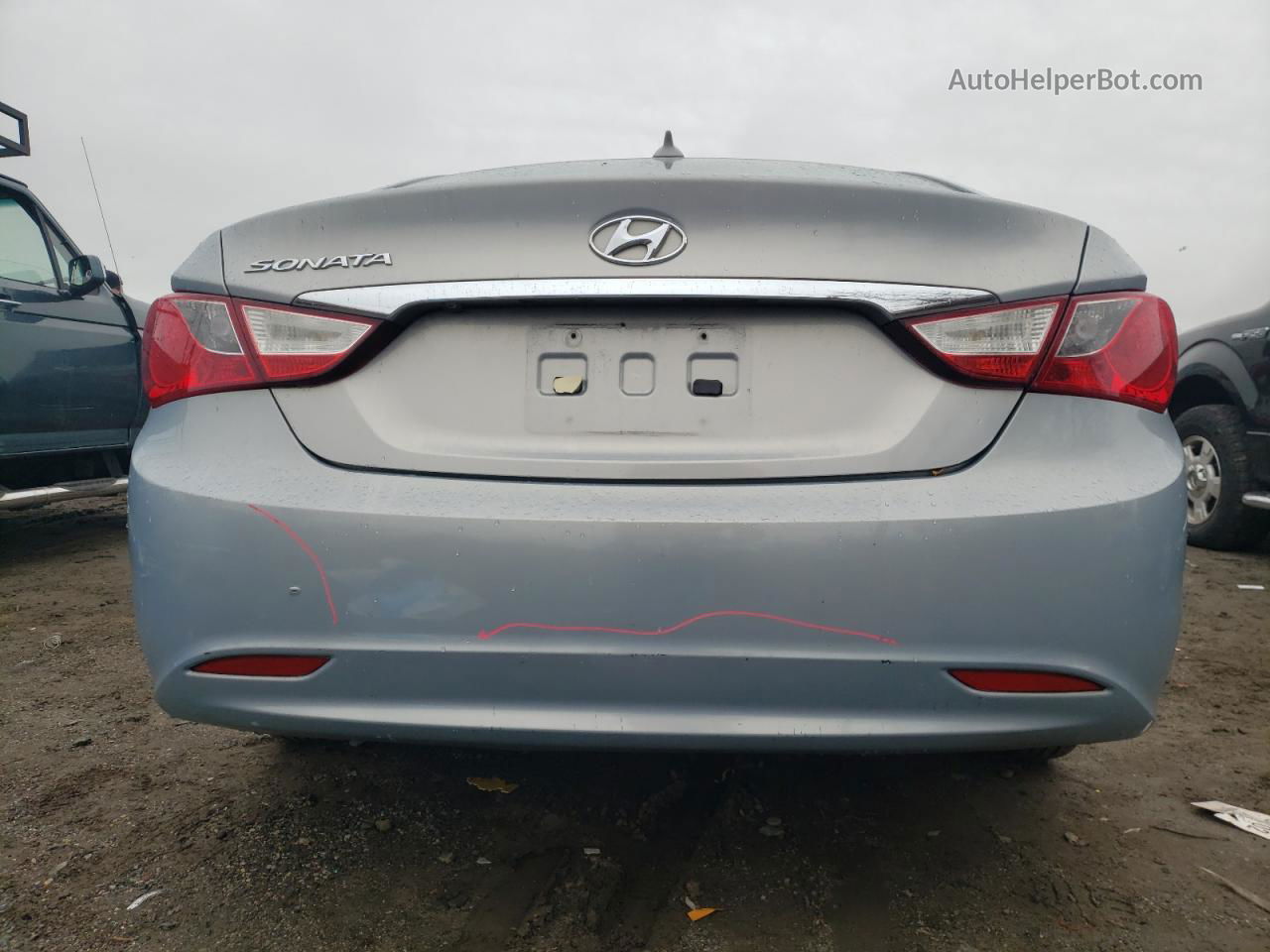 2013 Hyundai Sonata Gls Синий vin: 5NPEB4AC7DH590884