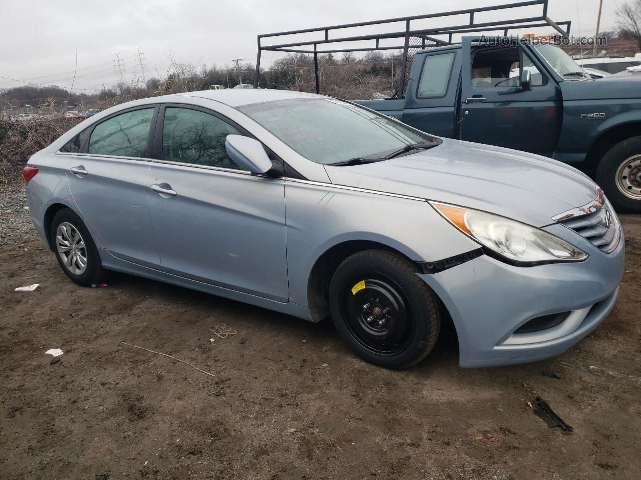 2013 Hyundai Sonata Gls Blue vin: 5NPEB4AC7DH590884