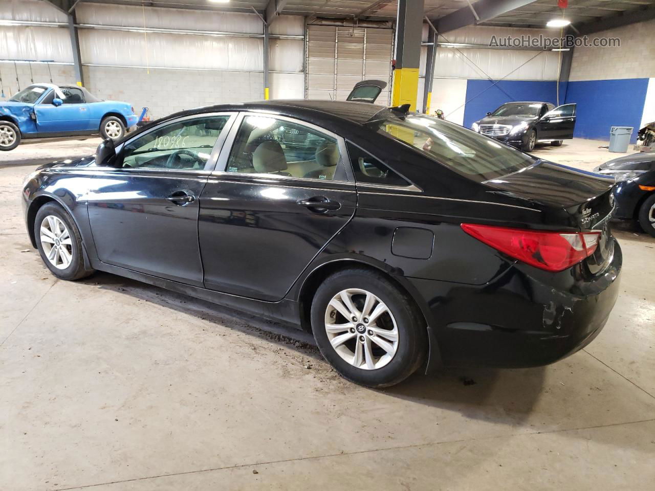 2013 Hyundai Sonata Gls Black vin: 5NPEB4AC7DH616223