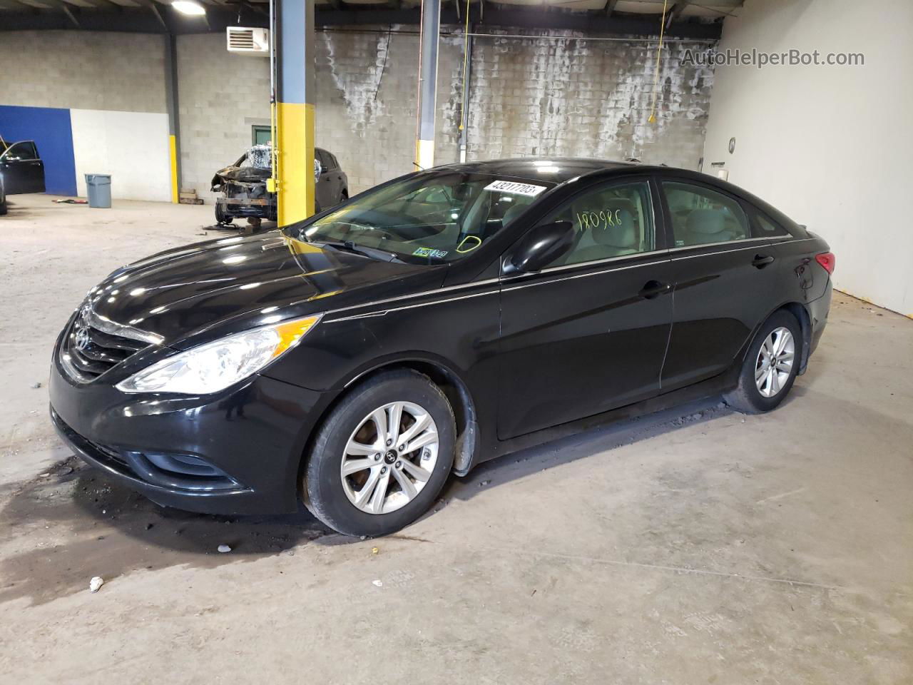 2013 Hyundai Sonata Gls Black vin: 5NPEB4AC7DH616223