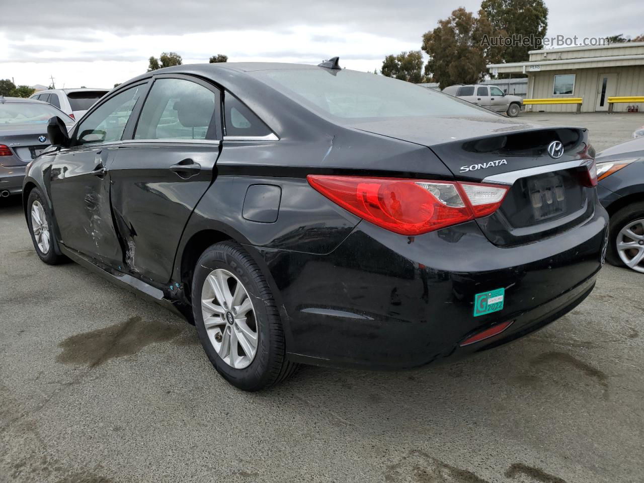 2012 Hyundai Sonata Gls Черный vin: 5NPEB4AC8CH336390