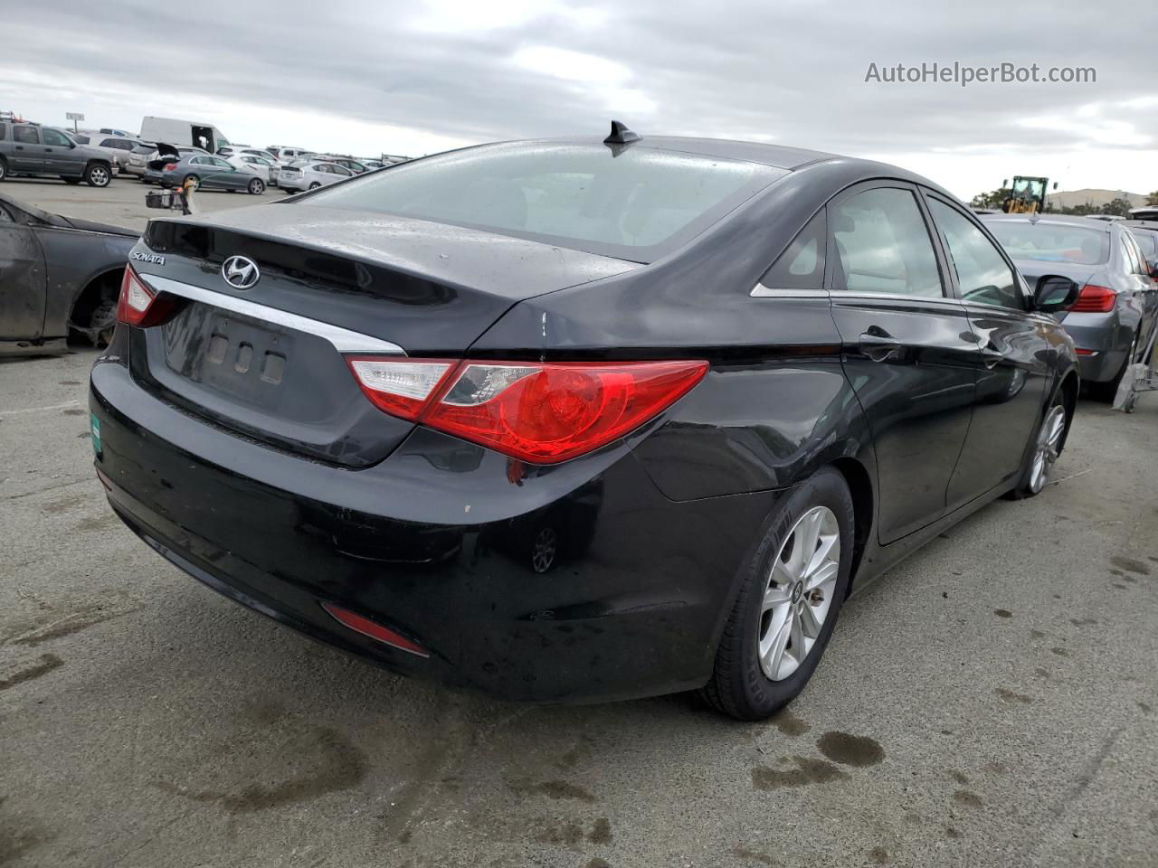 2012 Hyundai Sonata Gls Black vin: 5NPEB4AC8CH336390