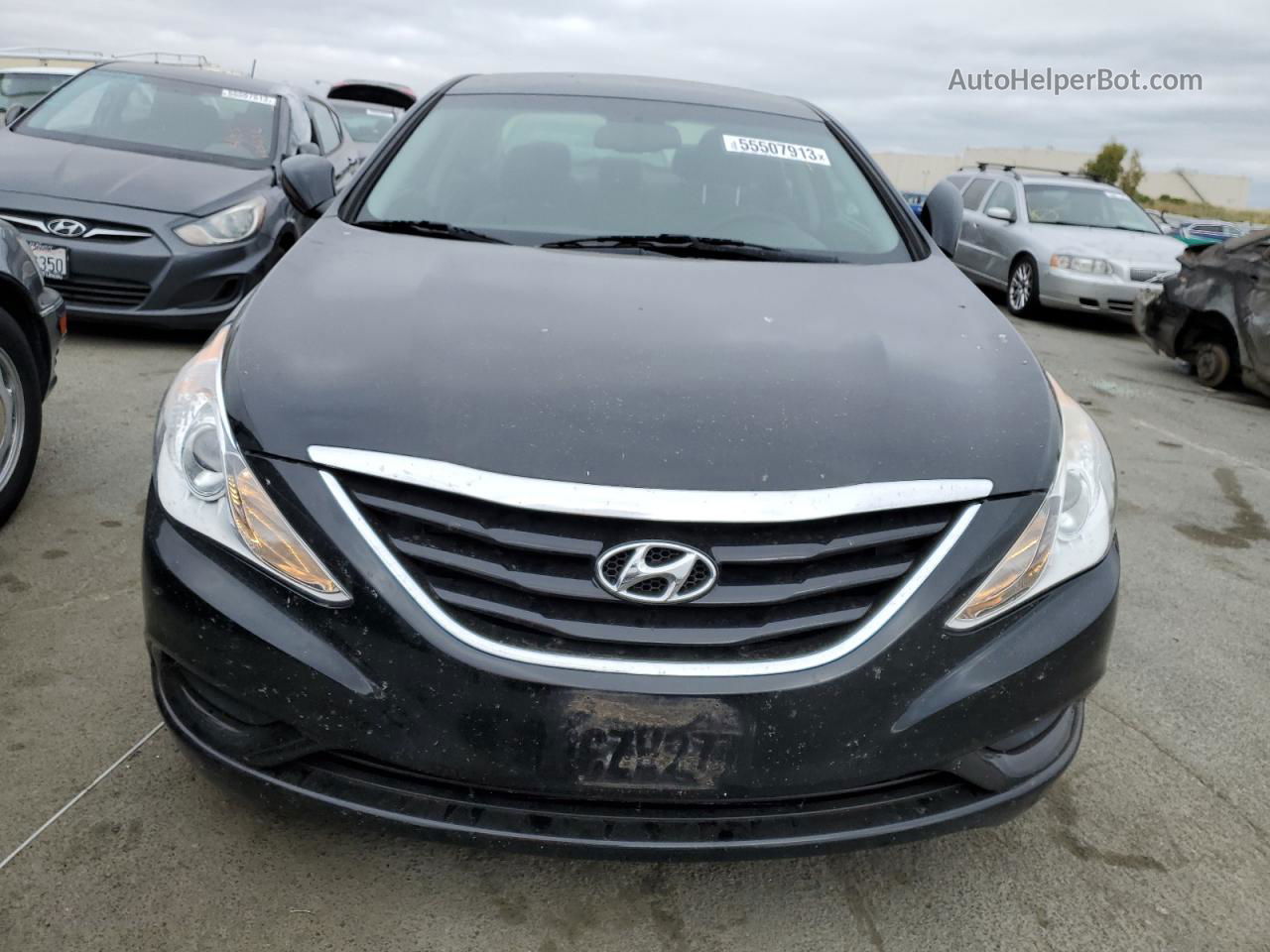 2012 Hyundai Sonata Gls Black vin: 5NPEB4AC8CH336390