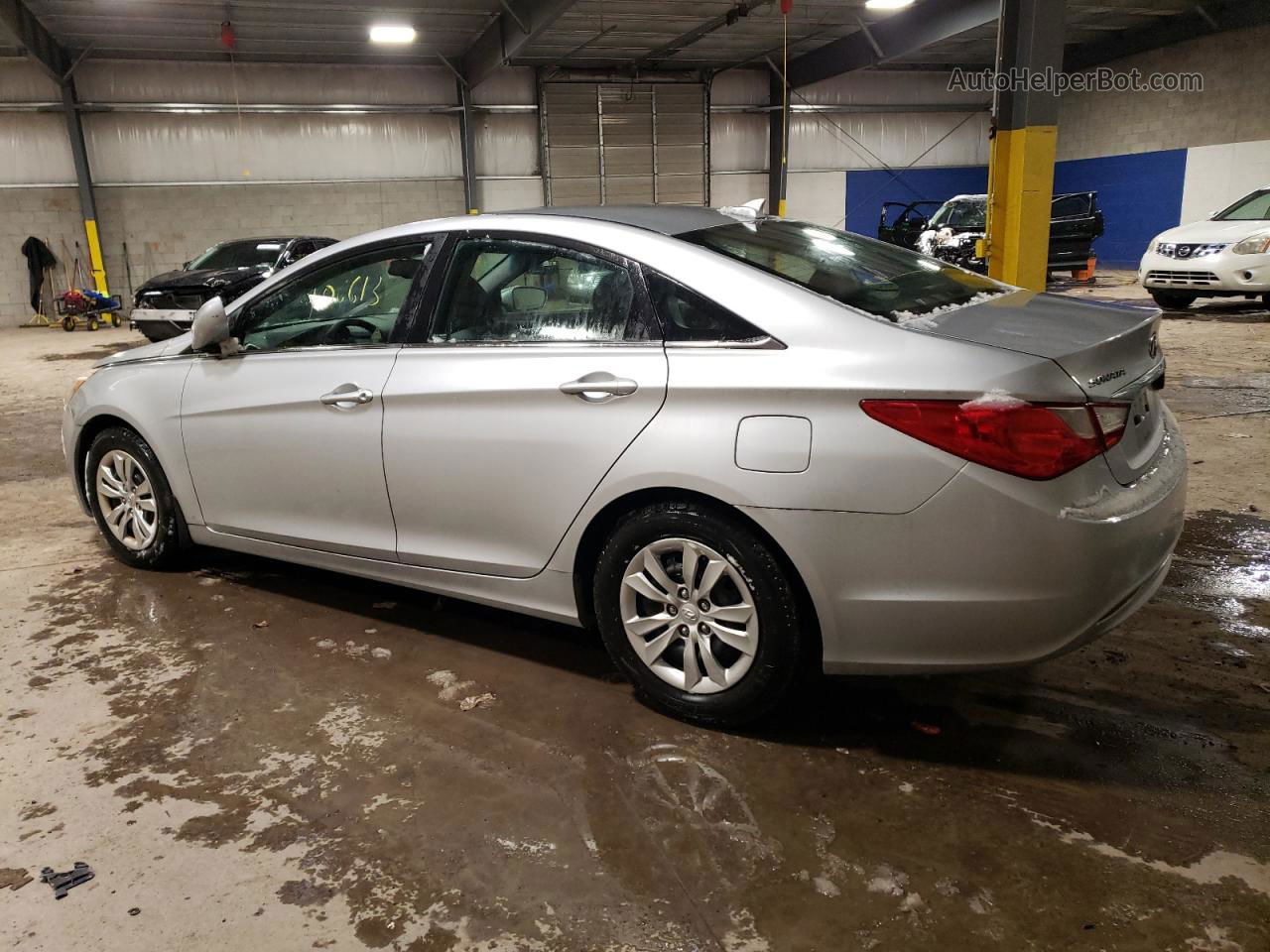 2012 Hyundai Sonata Gls Silver vin: 5NPEB4AC8CH415428