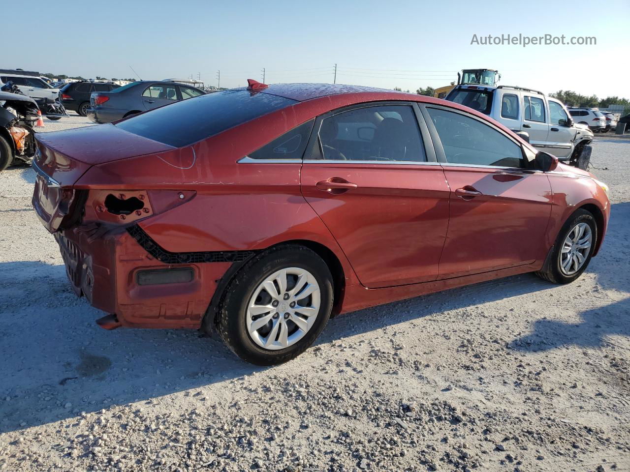 2012 Hyundai Sonata Gls Red vin: 5NPEB4AC8CH435579