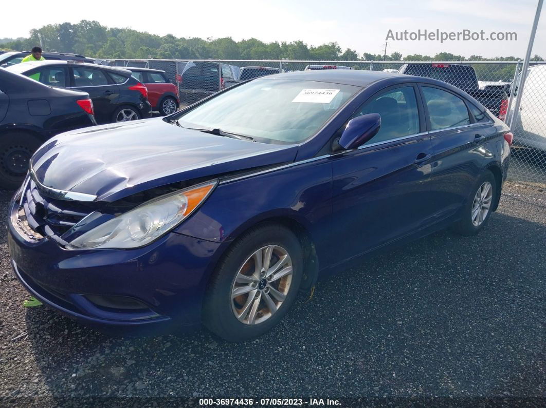 2012 Hyundai Sonata Gls Blue vin: 5NPEB4AC8CH480103