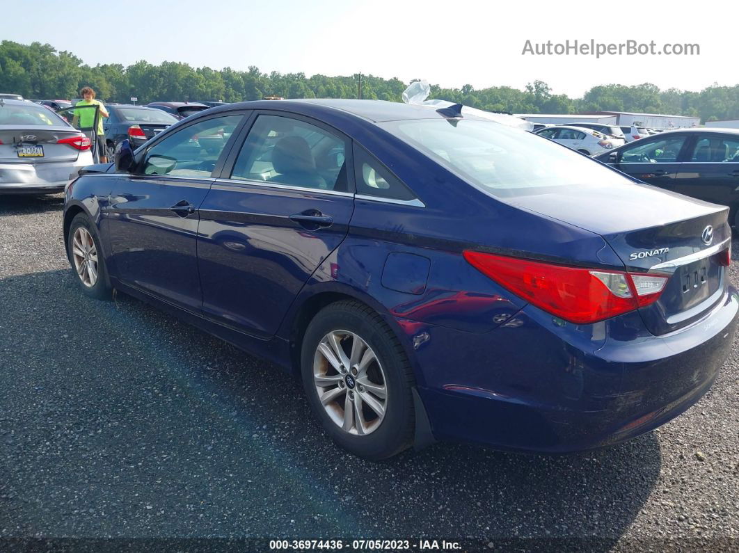 2012 Hyundai Sonata Gls Blue vin: 5NPEB4AC8CH480103