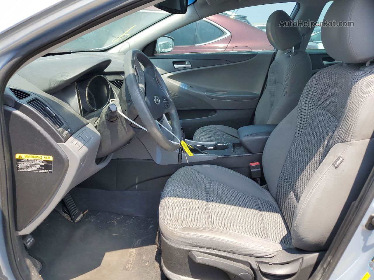 2012 Hyundai Sonata Gls Silver vin: 5NPEB4AC8CH487469