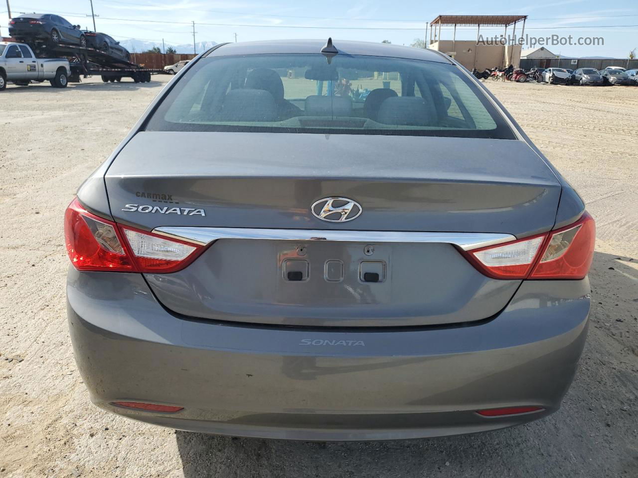 2012 Hyundai Sonata Gls Серый vin: 5NPEB4AC8CH502357