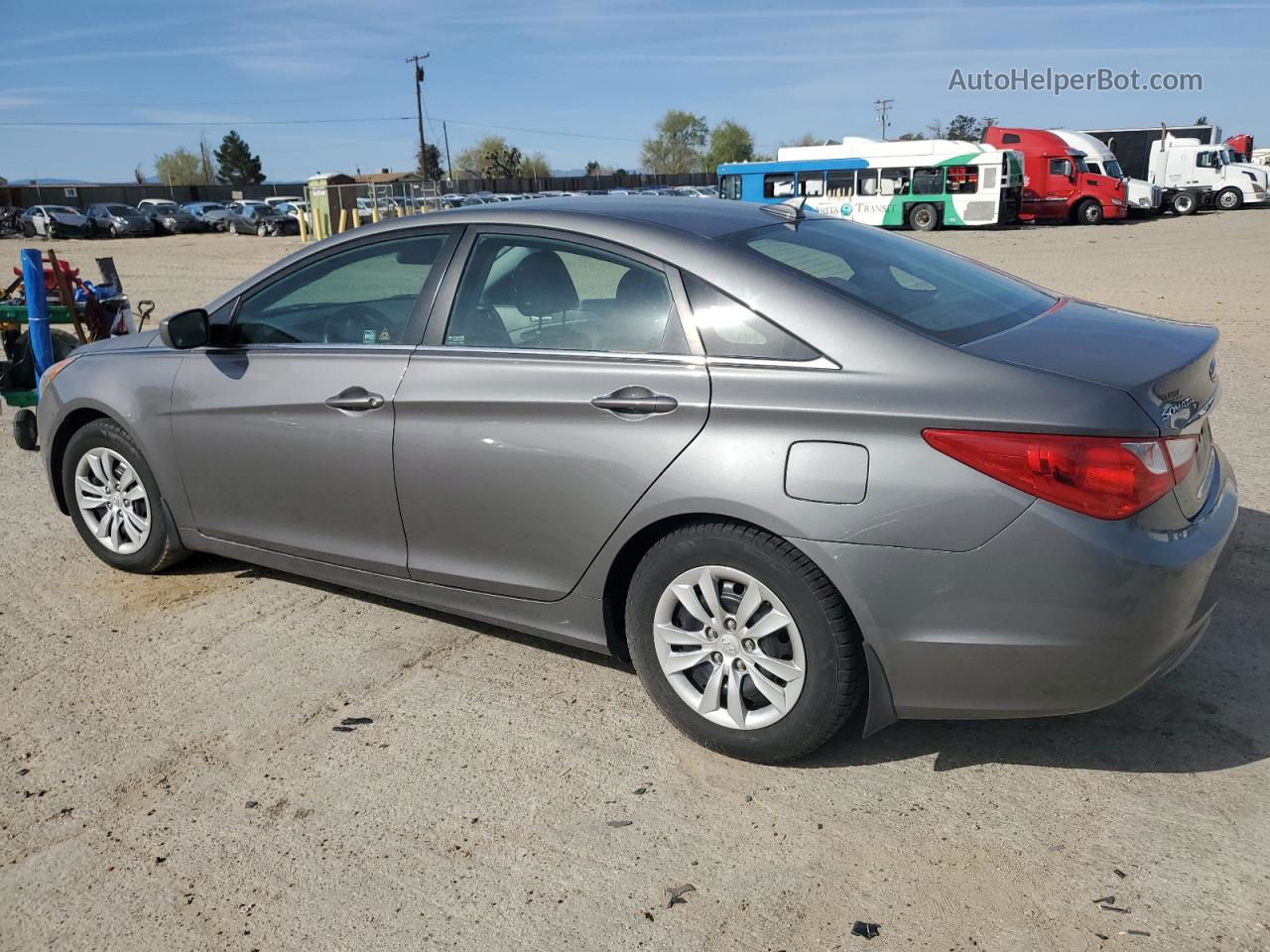 2012 Hyundai Sonata Gls Серый vin: 5NPEB4AC8CH502357