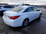 2013 Hyundai Sonata Gls White vin: 5NPEB4AC8DH586780