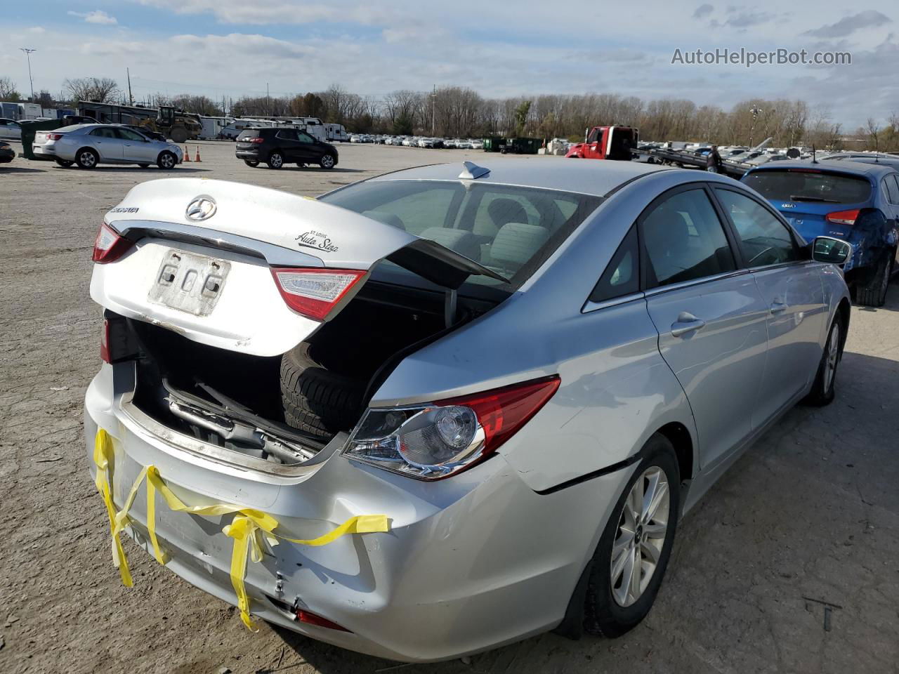 2013 Hyundai Sonata Gls Серебряный vin: 5NPEB4AC8DH599383