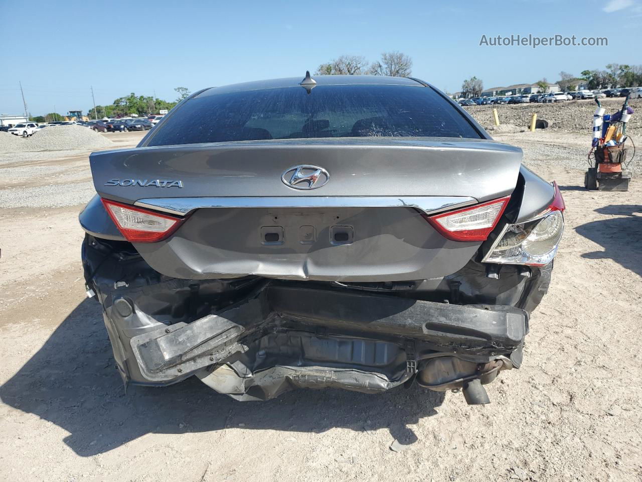 2013 Hyundai Sonata Gls Gray vin: 5NPEB4AC8DH606056