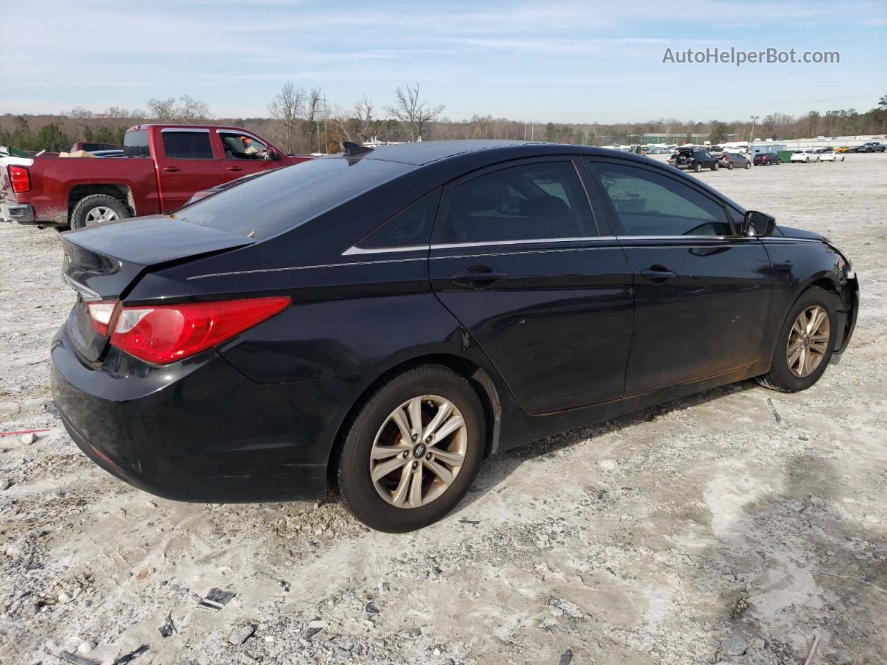 2013 Hyundai Sonata Gls Black vin: 5NPEB4AC8DH635153