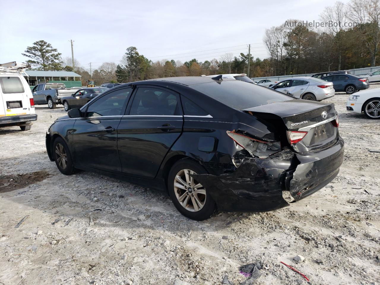 2013 Hyundai Sonata Gls Black vin: 5NPEB4AC8DH635153