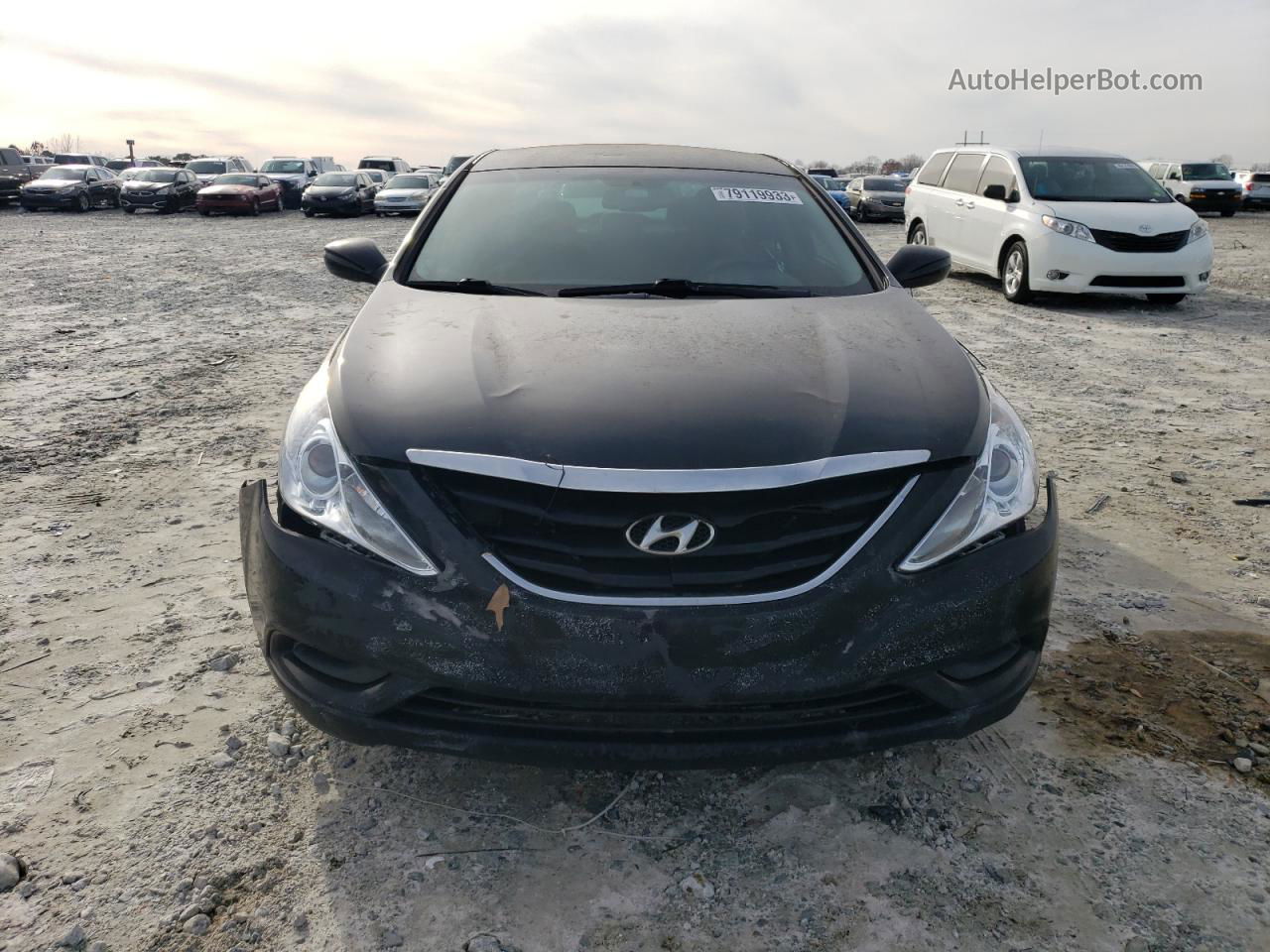 2013 Hyundai Sonata Gls Black vin: 5NPEB4AC8DH635153