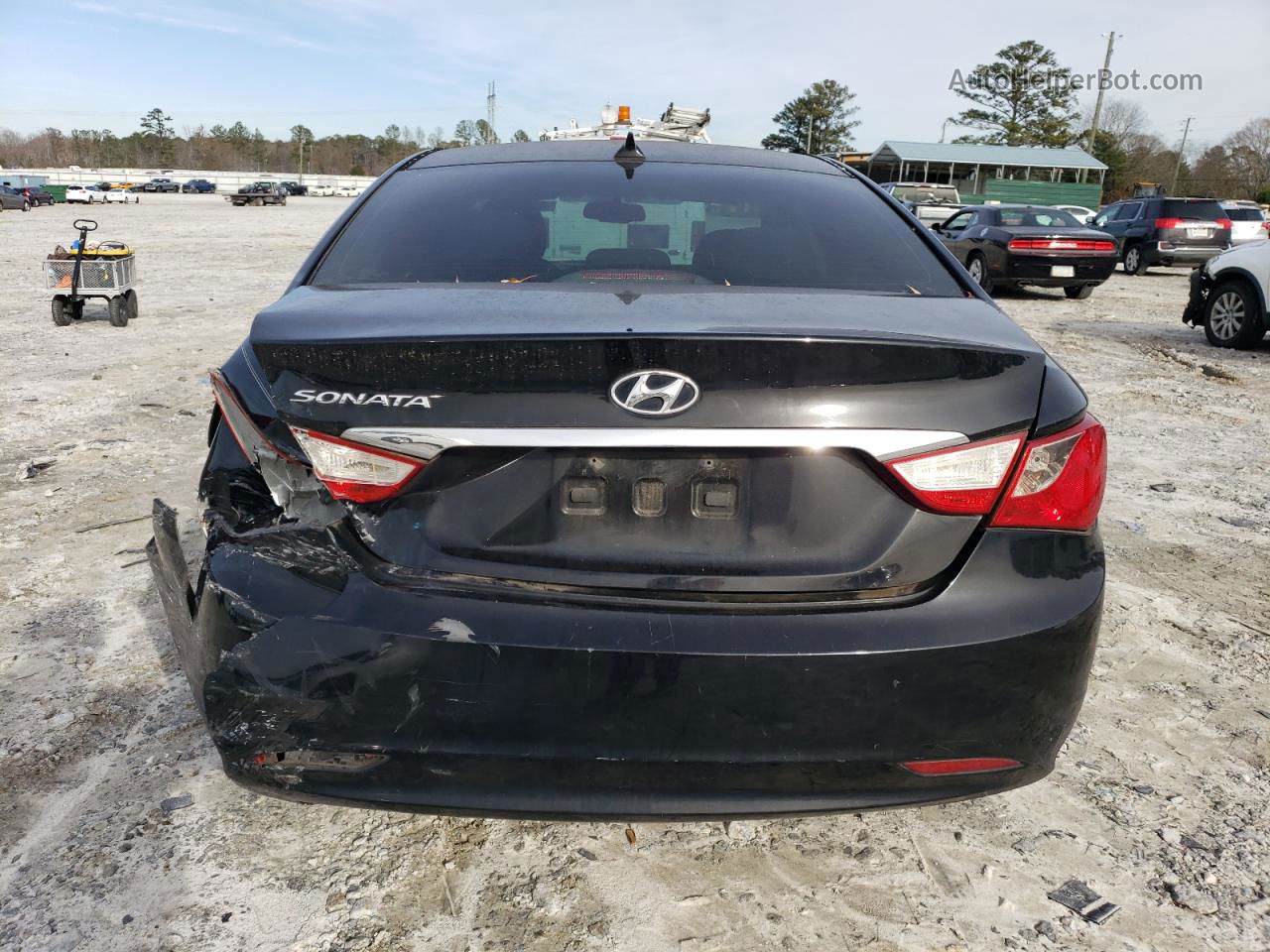 2013 Hyundai Sonata Gls Black vin: 5NPEB4AC8DH635153