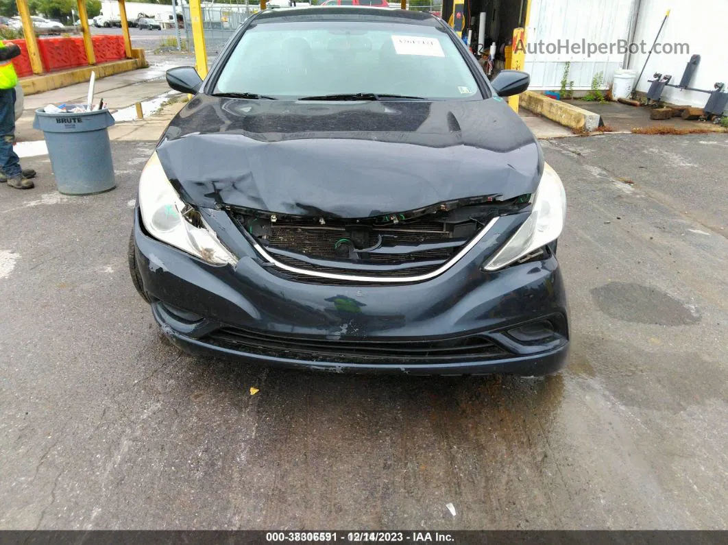 2013 Hyundai Sonata Gls Синий vin: 5NPEB4AC8DH640823