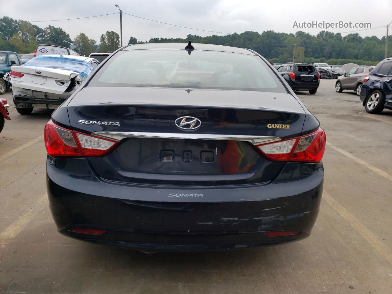 2013 Hyundai Sonata Gls Синий vin: 5NPEB4AC8DH724818