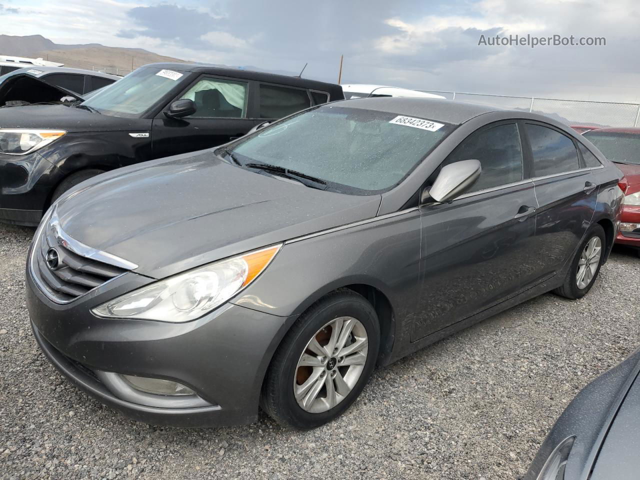 2013 Hyundai Sonata Gls Gray vin: 5NPEB4AC8DH739609