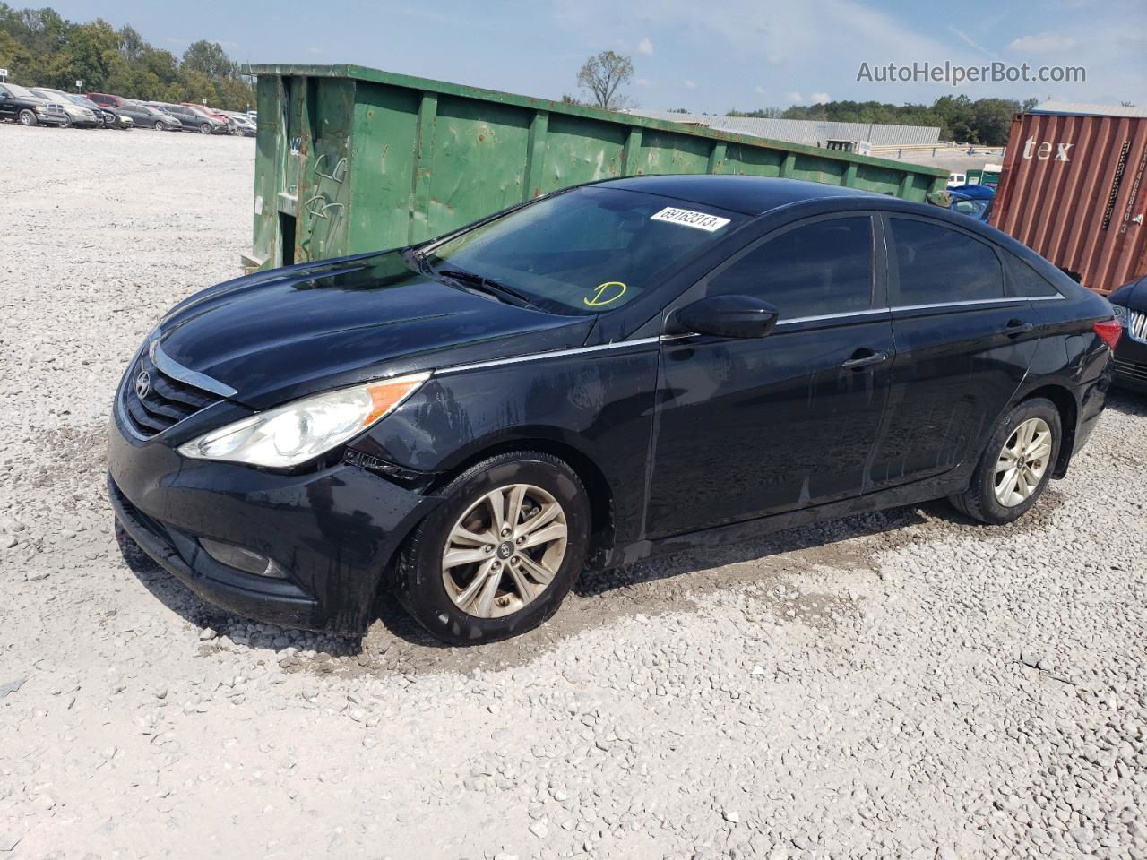 2013 Hyundai Sonata Gls Black vin: 5NPEB4AC8DH755633