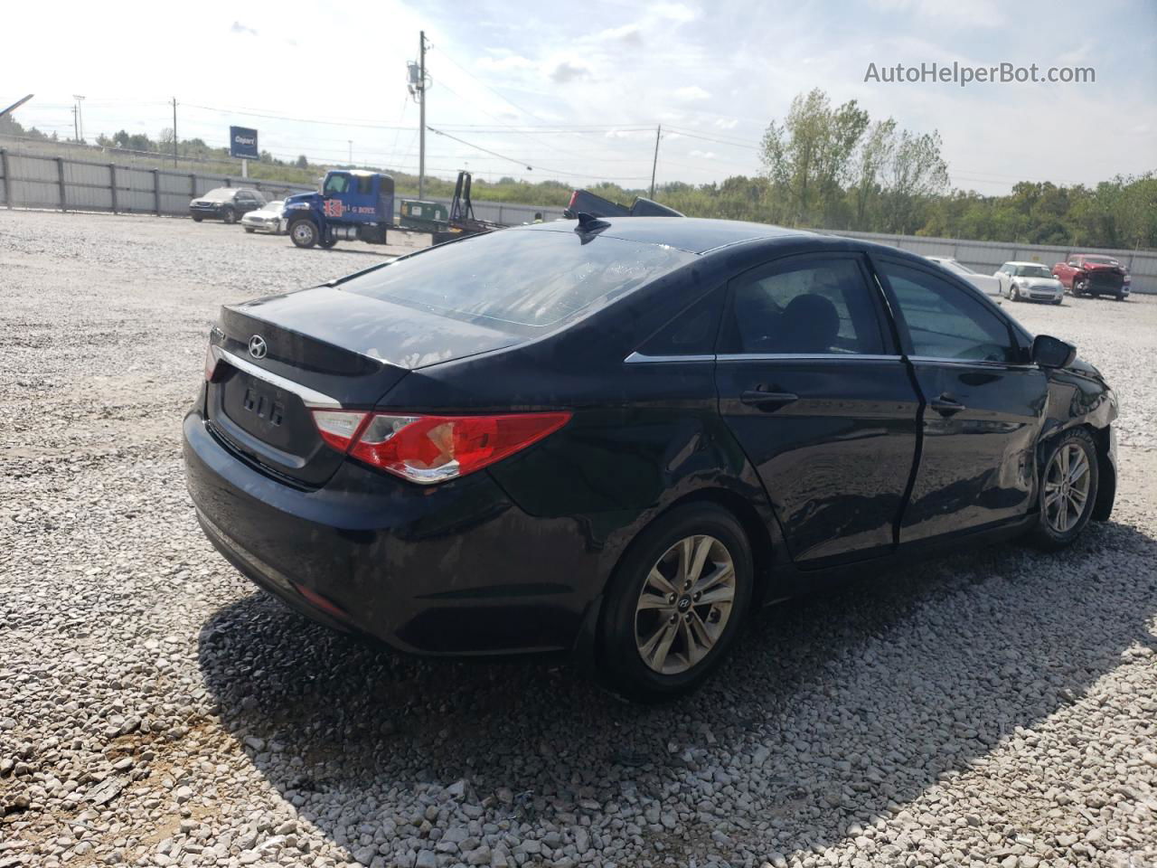 2013 Hyundai Sonata Gls Black vin: 5NPEB4AC8DH755633