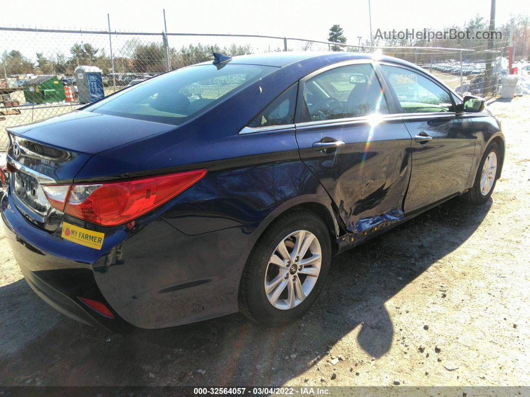 2014 Hyundai Sonata Gls Blue vin: 5NPEB4AC8EH869021