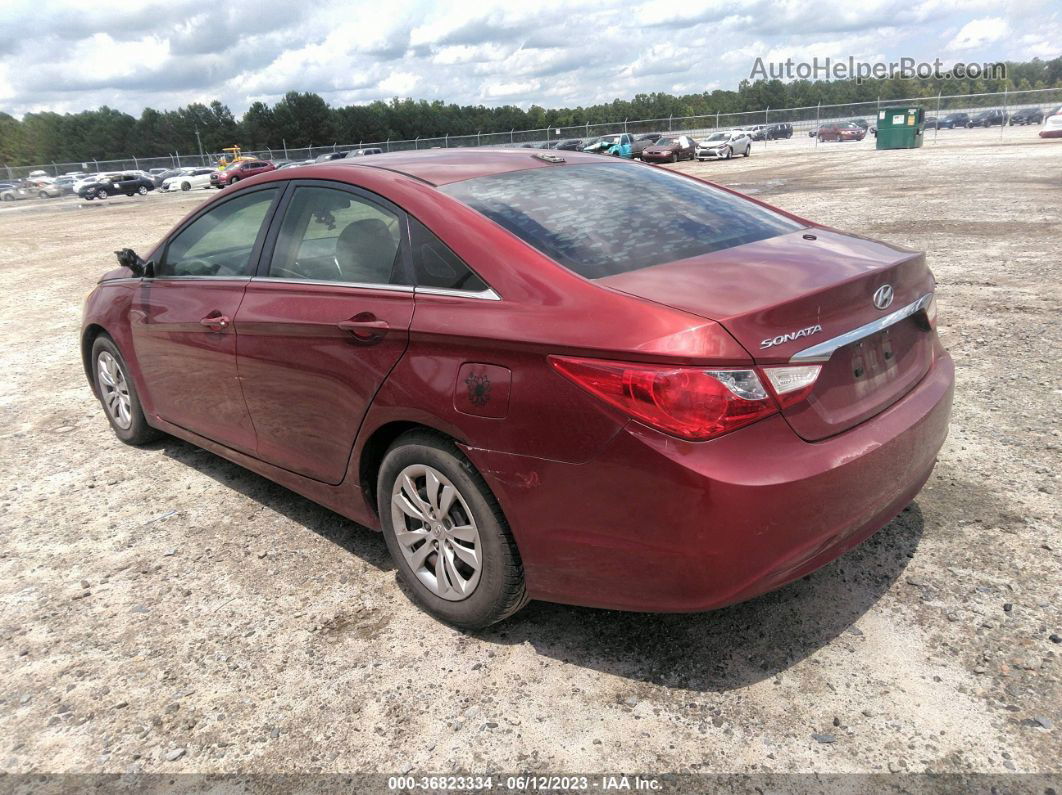 2012 Hyundai Sonata Gls Red vin: 5NPEB4AC9CH333742