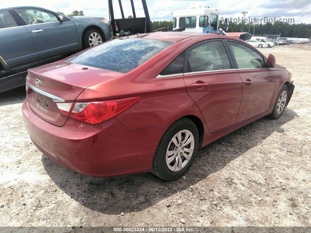 2012 Hyundai Sonata Gls Red vin: 5NPEB4AC9CH333742