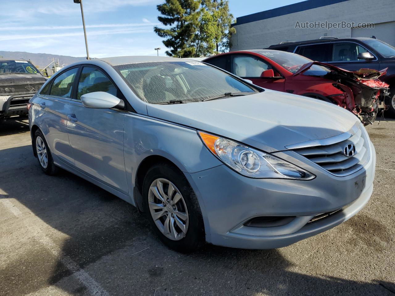 2012 Hyundai Sonata Gls Blue vin: 5NPEB4AC9CH374257