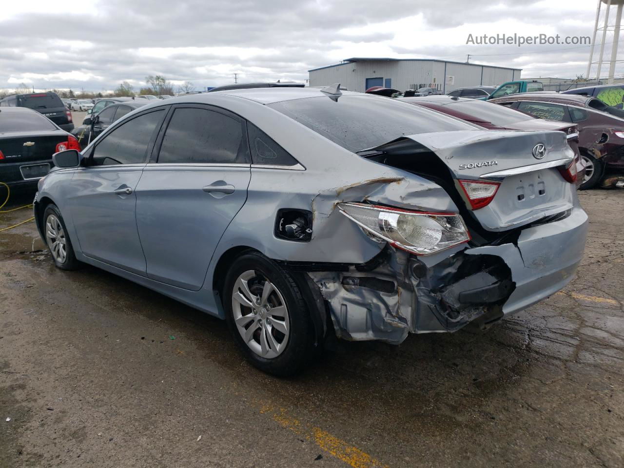 2012 Hyundai Sonata Gls Blue vin: 5NPEB4AC9CH381192