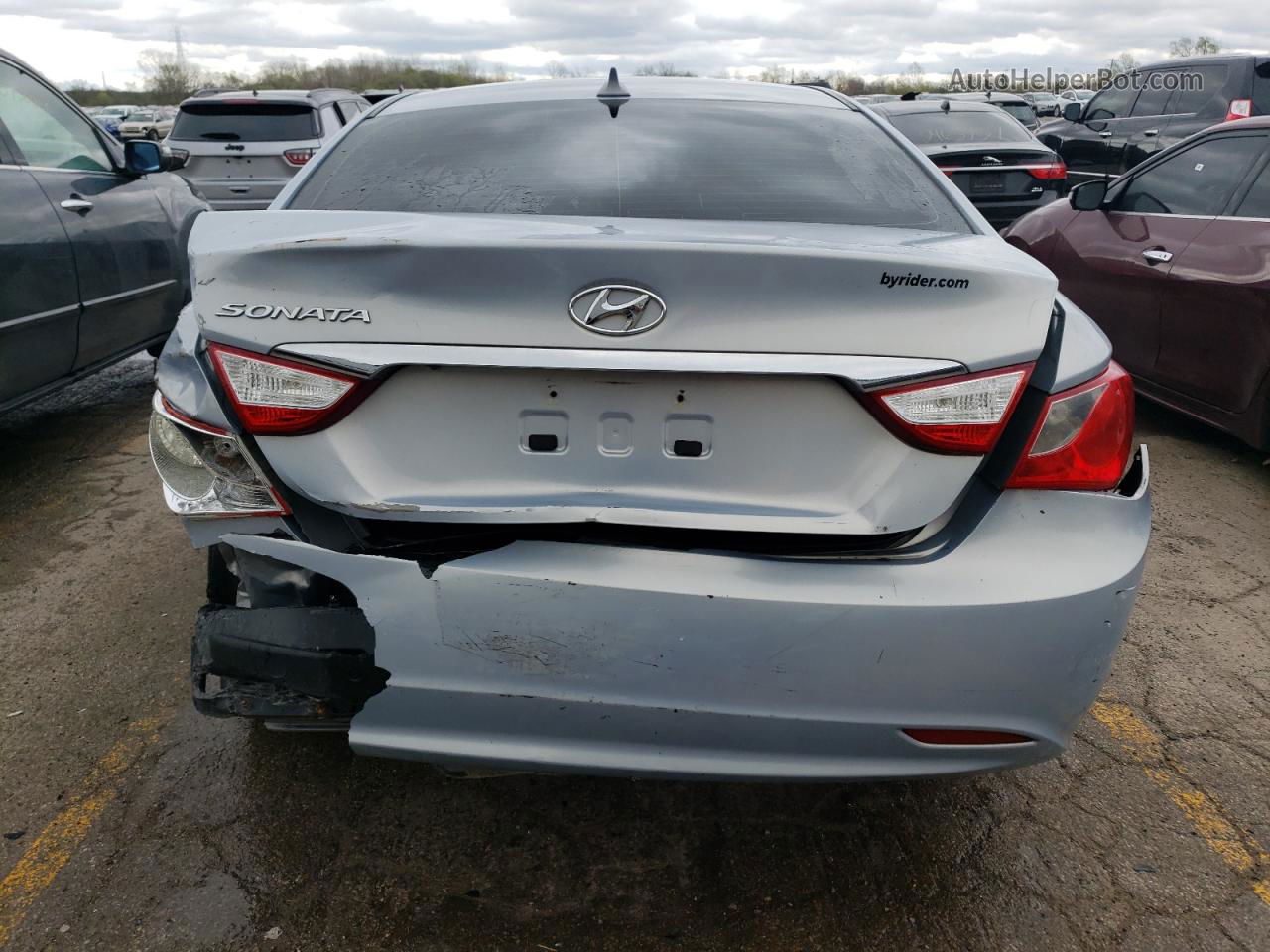 2012 Hyundai Sonata Gls Blue vin: 5NPEB4AC9CH381192