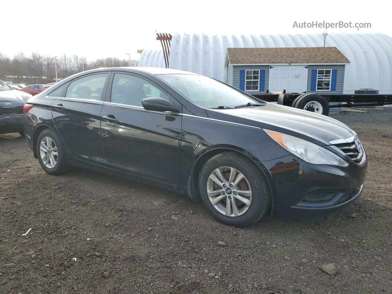 2012 Hyundai Sonata Gls Черный vin: 5NPEB4AC9CH479946