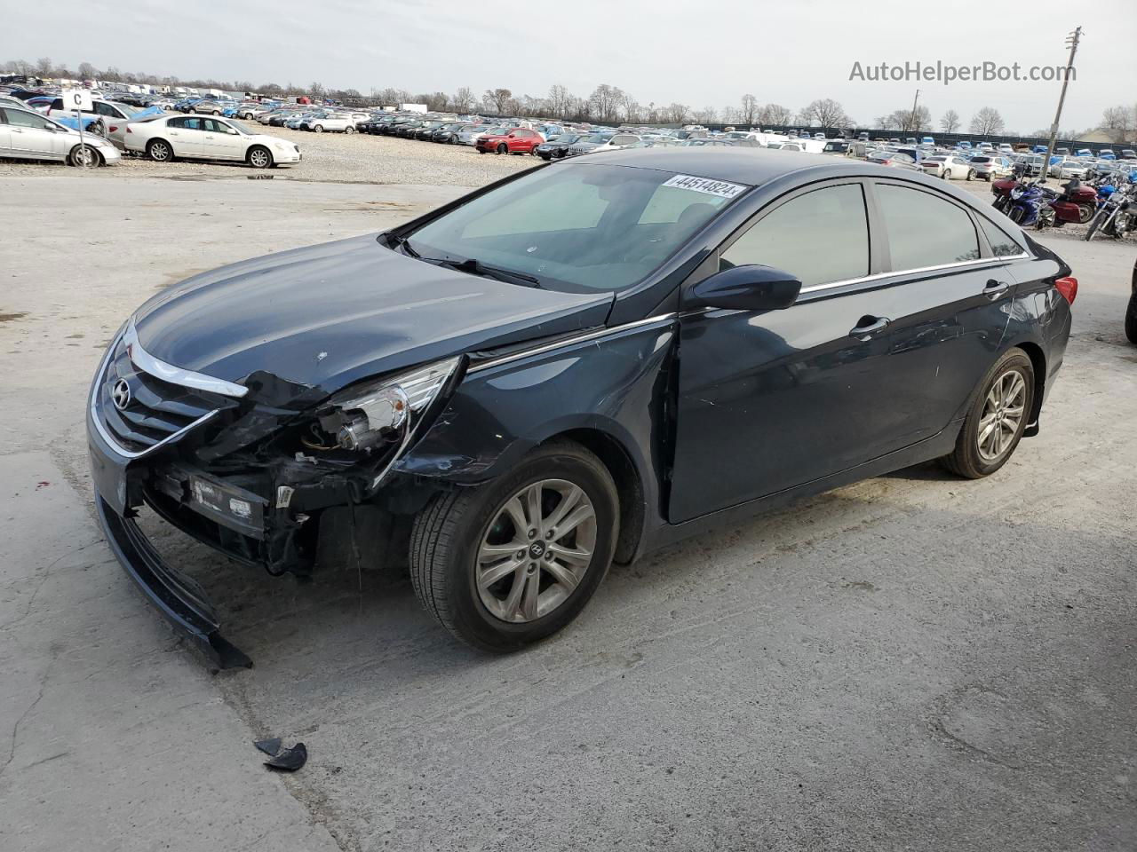 2013 Hyundai Sonata Gls Синий vin: 5NPEB4AC9DH561144